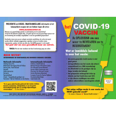 Flyer editie 6 - Vaccin special - set van 100 stuks - Brievenbuspakketje